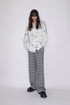 【PRE-ORDER】Mayte × Cycle ECHO STAR CHECK PANTS -WARM GRAY-